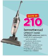 Bennett Read Upright Hand Vacuum AEROVAC HVC11