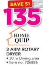Home Quip 3 Arm Rotary Dryer