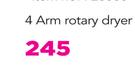 Home Quip 4 Arm Rotary Dryer