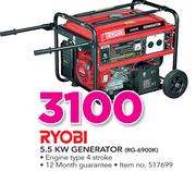 Ryobi 5.5 KW Generator RG-6900K