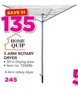 Home Quip 3 Arm Rotary Dryer
