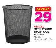 Kenzel Mesh Round Trash Can