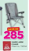 Out & About Hard Arm Chair