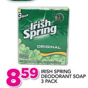 Irish Spring Deodorant Soap 3 Pack