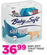 Baby Soft Toilet Tissue-18's