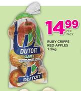 1Ruby Cripps Red Apples-1.5Kg Per Pack