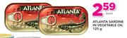 Atlanta Sardine In Vegetable Oil-125g Each