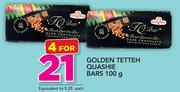 Golden Tetteh Quashie Bars-4 x 100g