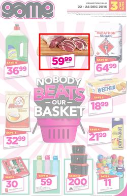 Game : Namibia (22 Dec - 24 Dec 2016), page 1