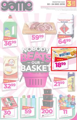 Game : Namibia (22 Dec - 24 Dec 2016), page 1