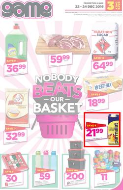 Game : Namibia (22 Dec - 24 Dec 2016), page 1