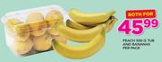 Peach 500g Tub And Bananas-Per Pack