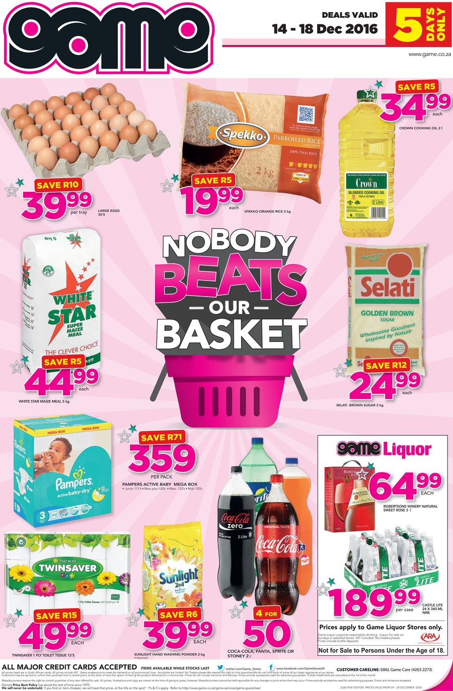 Game Western Cape : Nobody Beats Our Basket