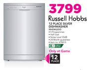 Russell Hobbs 12 Place Silver Dishwasher RHDW12DS