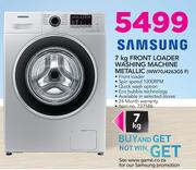 Samsung 7Kg Front Loader Washing Machine Metallic WW70J4263GS F