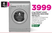 Defy 6Kg Front Load Washing Machine Metallic
