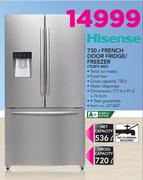 Hisense 730Ltr French Door Fridge/Freezer 720FS WD
