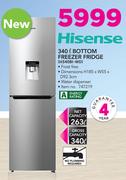 Hisense 340Ltr Bottom Freezer Fridge H340BI-WD