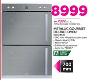 Defy Metallic Gourmet Double Oven DBO468