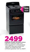 Defy 4 Solid Plate Stove DSS514