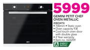 Defy Gemini Petit Chef Oven Metallic DBO475