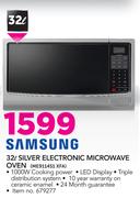 Samsung 32Ltr Silver Electronic Microwave Oven ME9114S1 XFA