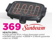 Sunbeam Health Grill