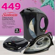 Sunbeam 3 Piece Black Starter Pack-Per Set