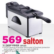 Salton 3Ltr Deep Fryer SFC65