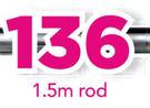 25mm Steel Curtain Rods(Chestnut, Granite And Dark Copper)-1.5m Raod