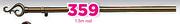 28mm Steel Curtain Rod Value Packs(Dark ORB And Antique Brass)-1.5m Rod