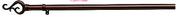 28mm Steel Curtain Rod Value Packs(Dark ORB And Antique Brass)-2m Rod With Swirl Finial