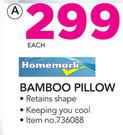 Homemark Bamboo Pillow-Each