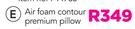 Memre Airfoam Contour Premium Pillow-Each