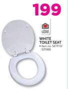 Always Home White Toilet Seat