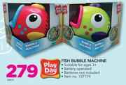 Play Day Fish Bubble Machine-Each