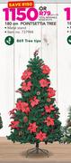180cm Pointsettia Tree Metal Stand
