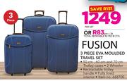 Fusion 3 Piece Eva Moulded Travel Set