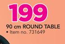 Cenplast 90cm Round Table
