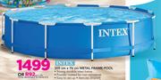Intex 305x76cm Metal Frame Pool