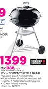 Weber 57cm Compact Kettle Braai