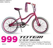 Totem 16" or 20" Girls BMX-Each