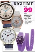 Digitime Assorted Fashion Watches-Each