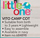 Little One Vito Camp Cot