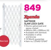 Xpanda Saftidor Slam Lock Gate