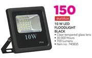 Eurolux 10W LED Floodlight Black