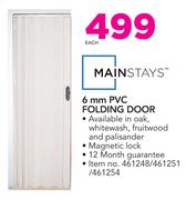 Mainstays 6mm PVC Folding Door