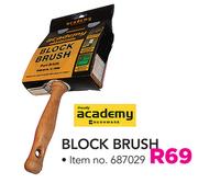 Academy Block Brush