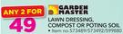 Garden Master Lawn Dressing Compost Or Poting Soil-Any 2