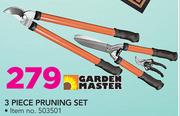 Garden Master 3 Piece Pruning Set